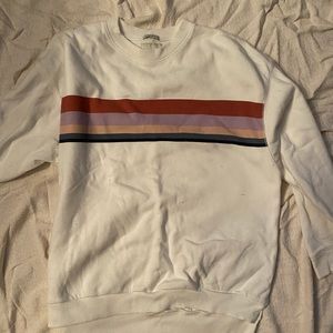 american eagle striped sweatshirt